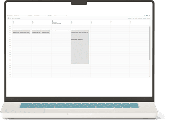 Voorbeeld van de planning dienst na verkoop